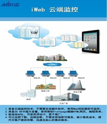 基于云計(jì)算-冷水機(jī)組云監(jiān)控-iWeb遠(yuǎn)程服務(wù)系統(tǒng)的解決方案